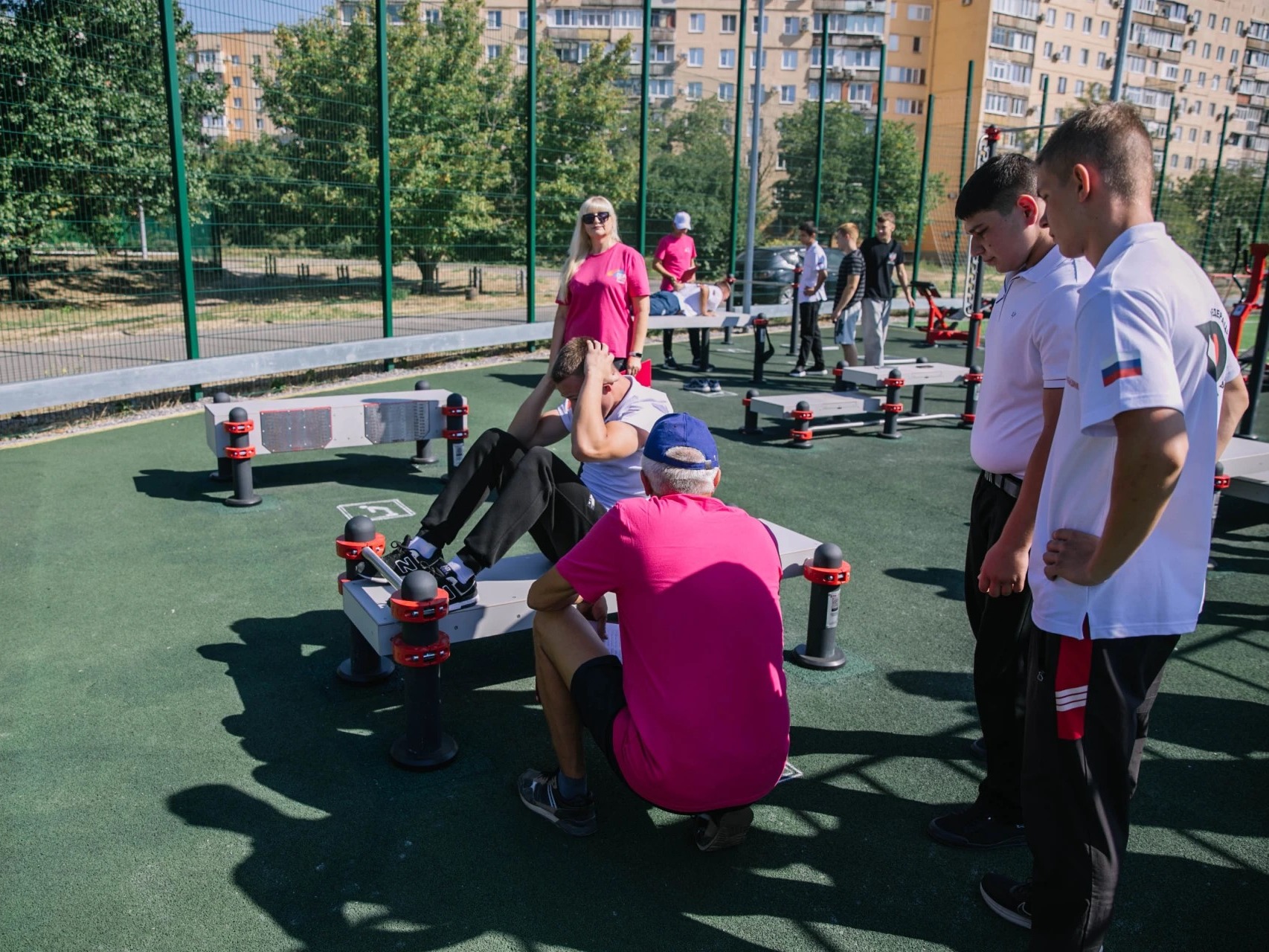 На стадионе «Западный» открыли первый из трех комплексов для сдачи нормативов ГТО.
